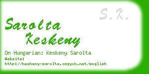 sarolta keskeny business card